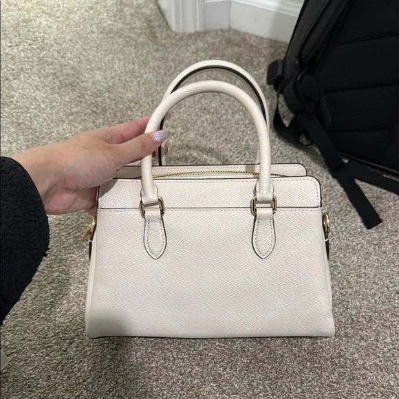 Coach Cream Satchel with Classic Design - Picture 2 of 5